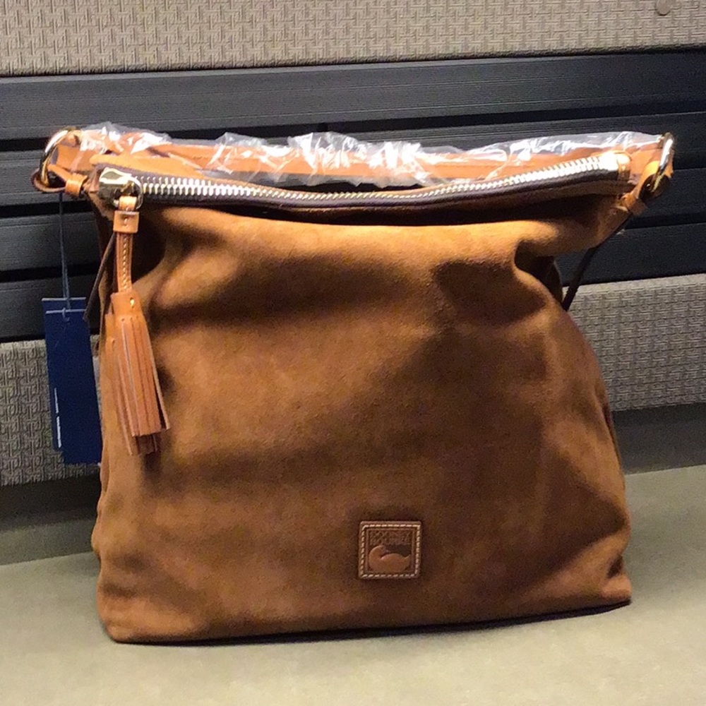 Dooney & Burke Sloan Suede Hobo Bag Brand New